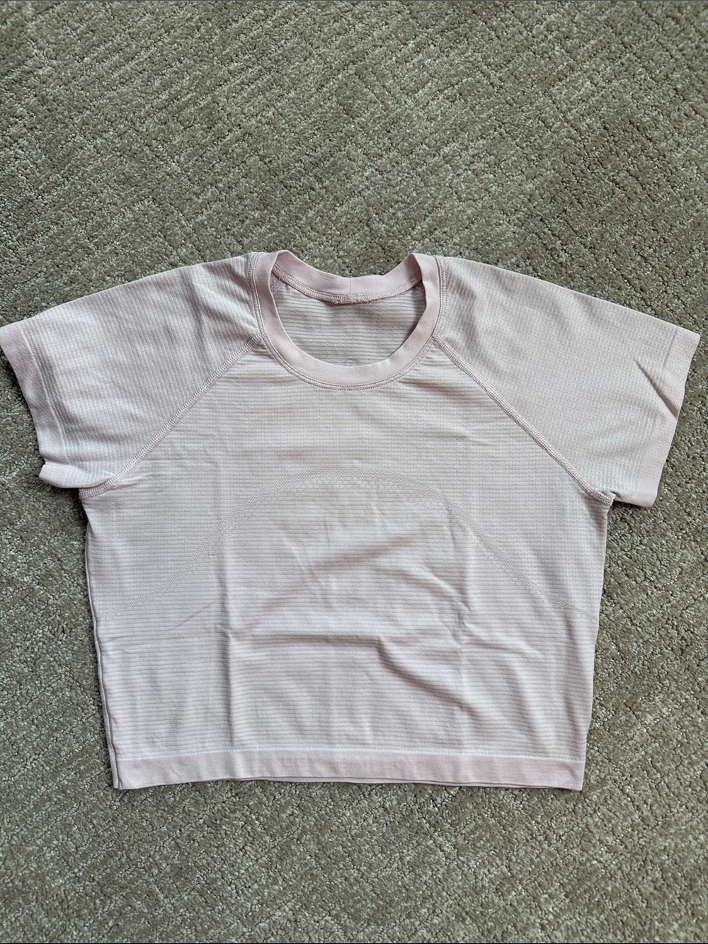 🍋 Lululemon Swiftly Tech Cropped Short Sleeve shirt size 8